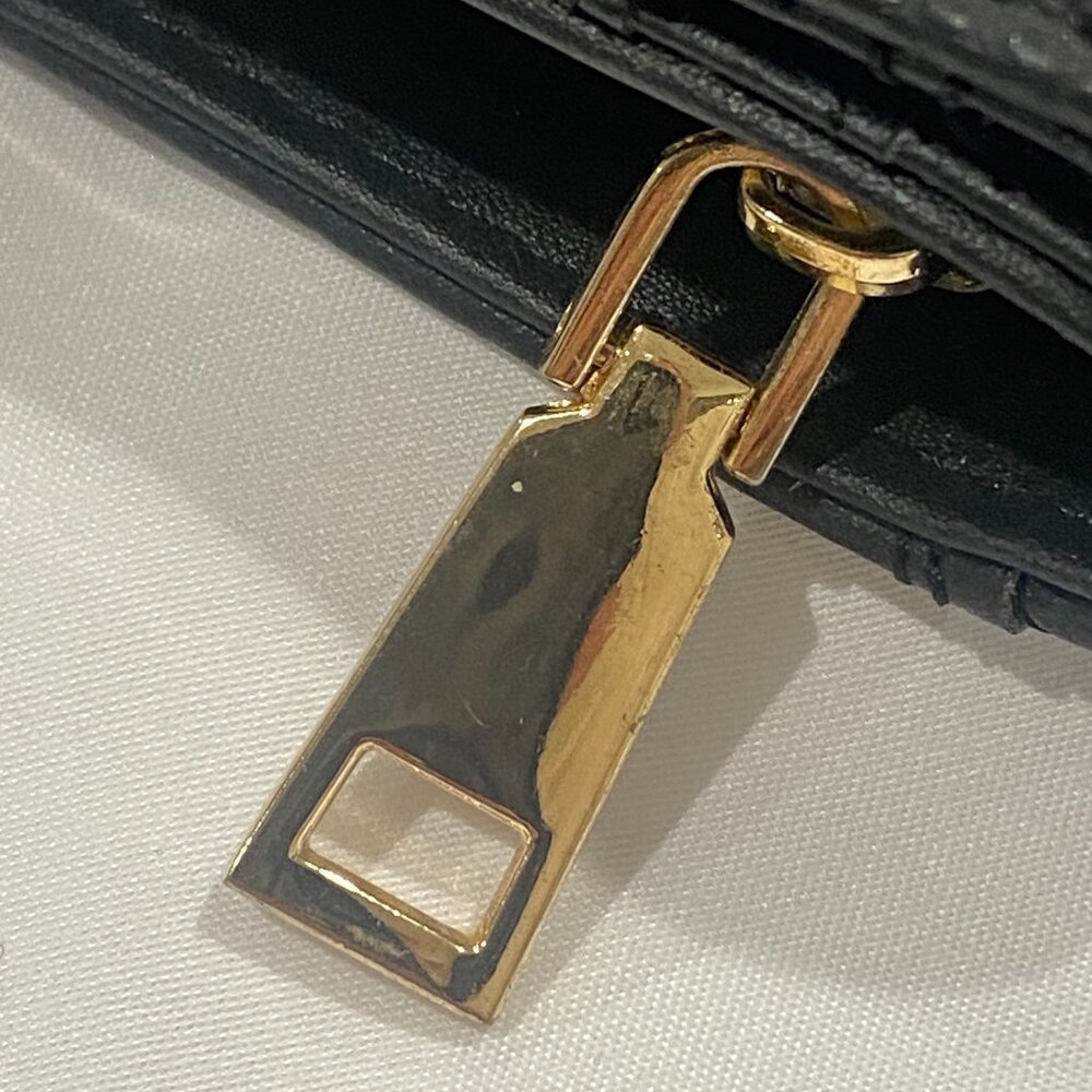Bottari USA Crossbody Wallet Purse Turnlock Gold Hardware Black OS - Picture 8 of 11
